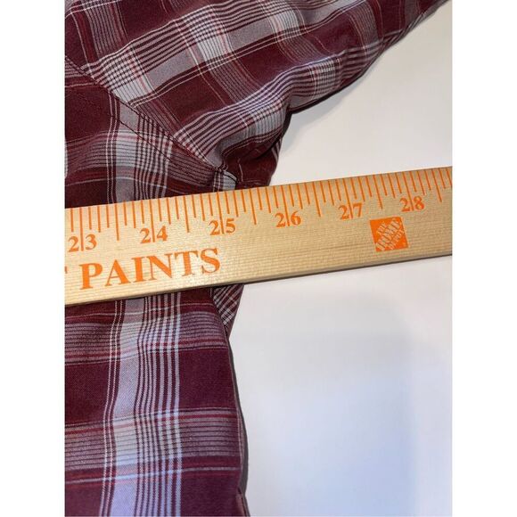 Columbia Men’s XXL Plaid Long Sleeve Button Down Casual Red Lightweight Sz 2X A2 - Picture 5 of 6